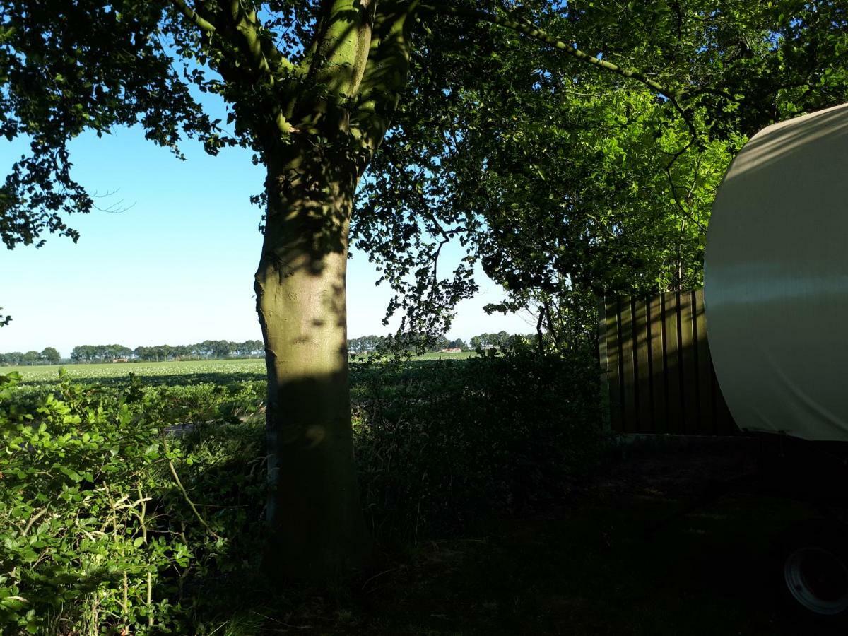 Irish Bowtop Op Het Platteland Van Huize Ouwervelden Wouwsche Plantage Bagian luar foto