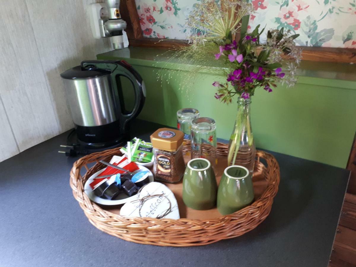 Irish Bowtop Op Het Platteland Van Huize Ouwervelden Wouwsche Plantage Bagian luar foto