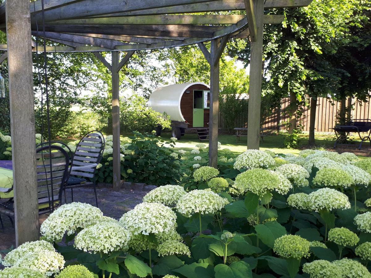 Irish Bowtop Op Het Platteland Van Huize Ouwervelden Wouwsche Plantage Bagian luar foto